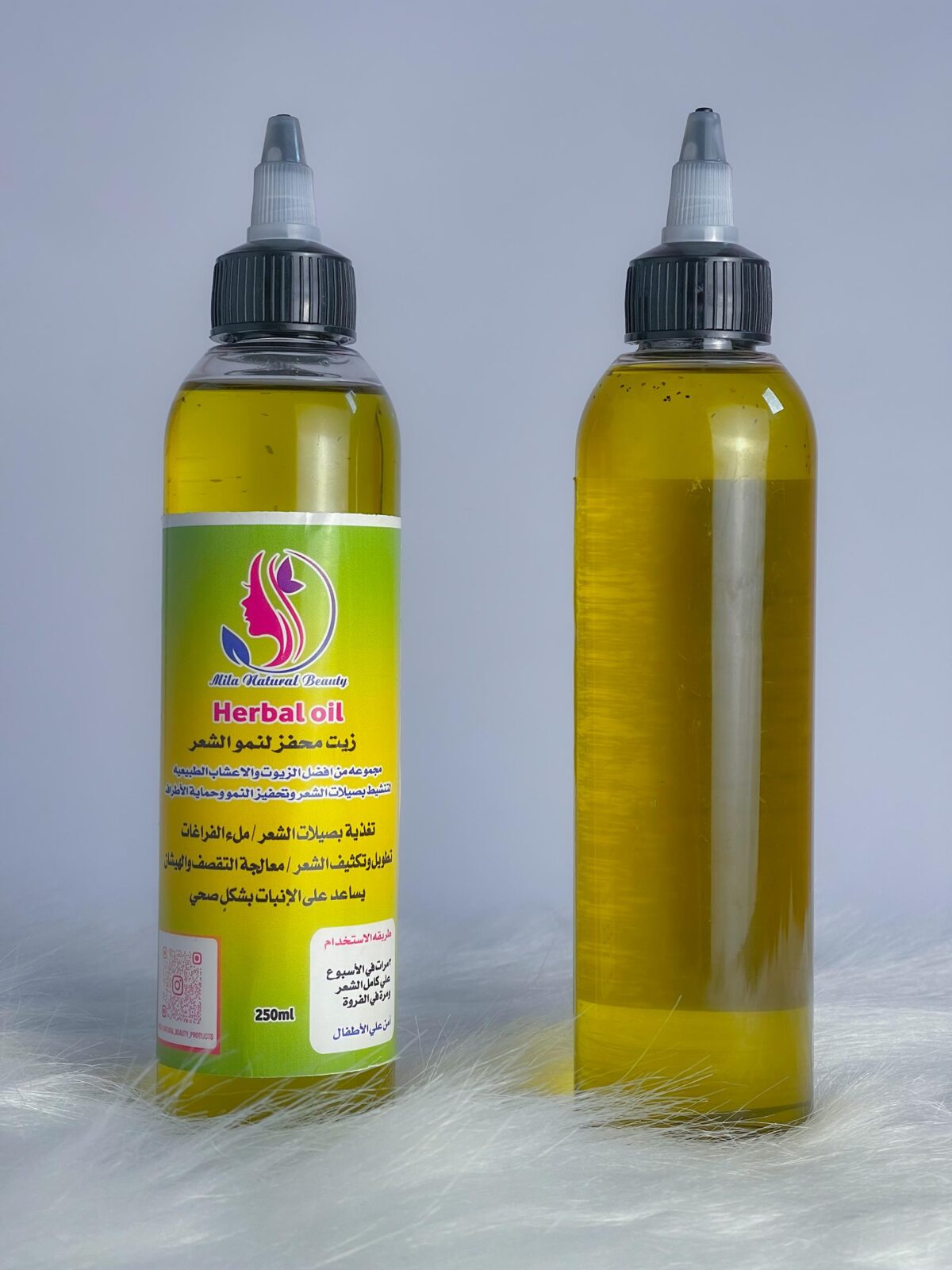 ⁦زيت الاعشاب ( محفز لنمو الشعر )( ميلا ) 250 مل⁩ - الصورة ⁦1⁩