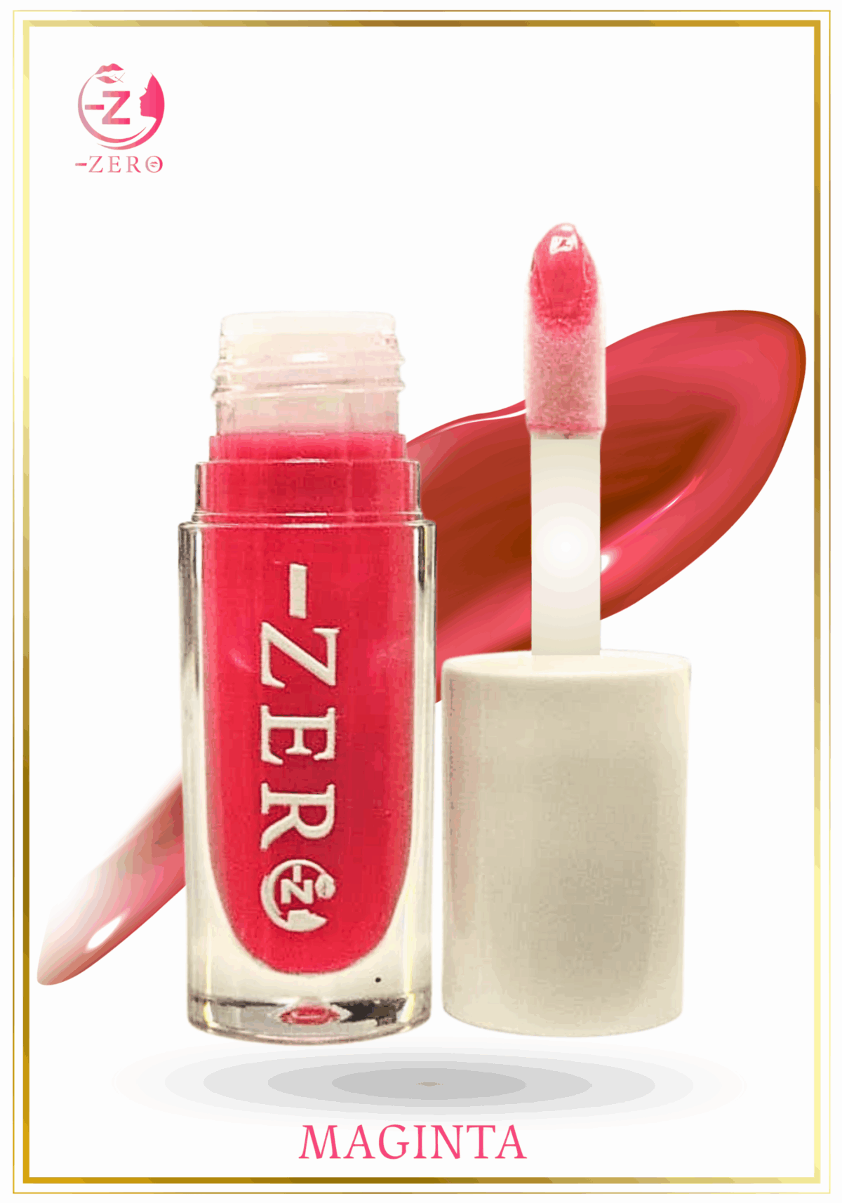 ⁦Magenta Lipgloss(-zero)6ml⁩ - الصورة ⁦1⁩